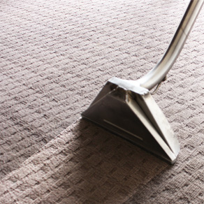 Before and after carpet cleaning